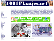 Tablet Screenshot of 1001plaatjes.net